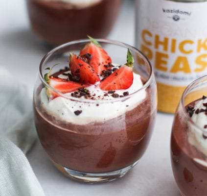 Mousse au chocolat vegan à l'aquafaba (IG bas)