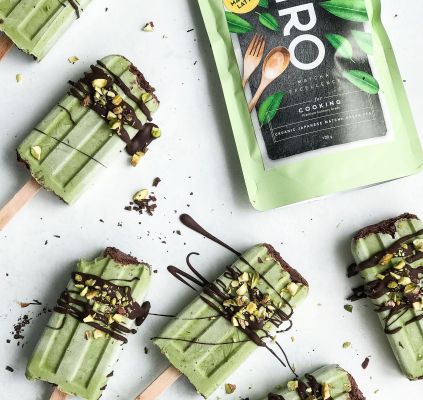 Glaces matcha & coco