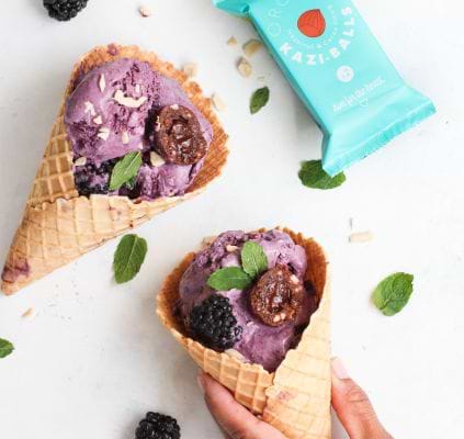 Glace à la mûre (anti-inflammatoire)