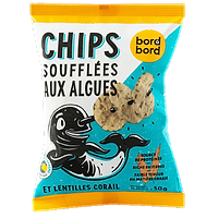 Seaweed And Coral Lentil Chips