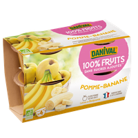 Appel-banaan Puree BIO