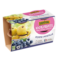 Apple Blueberry Puree organic