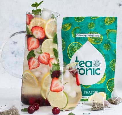 Thé glacé détox au thé vert et citronnelle