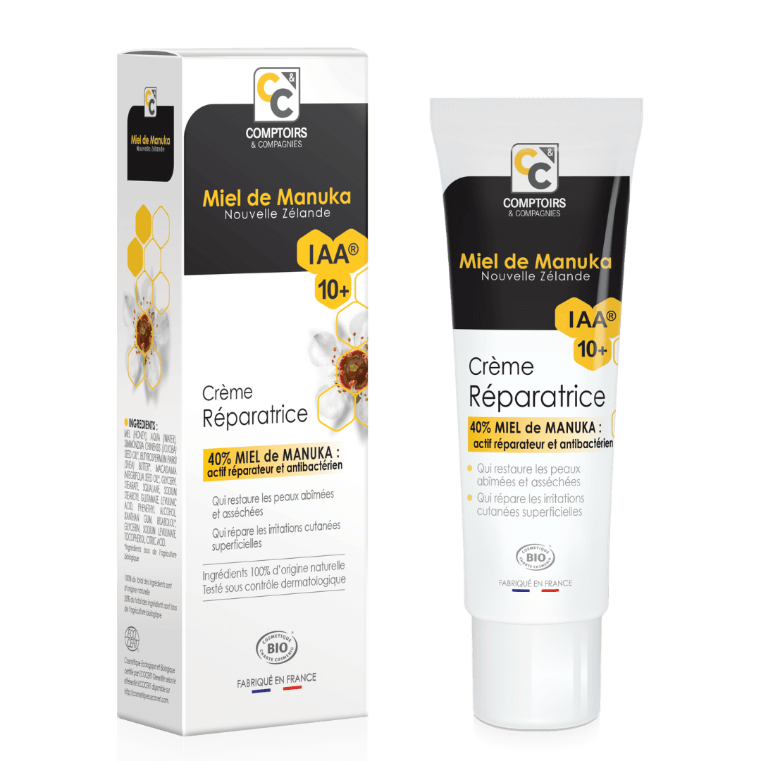 Aufbauende creme mit Manuka-Honig