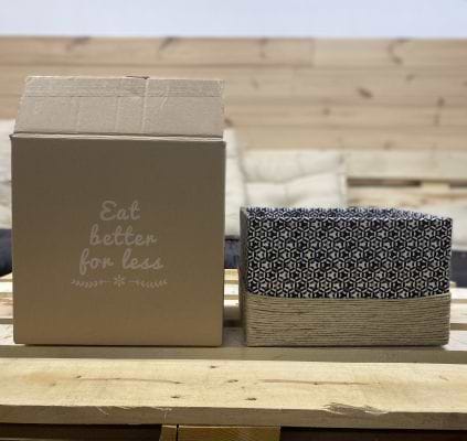 Comment transformer son carton Kazidomi en panier déco ?