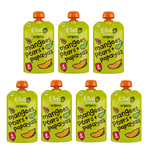 Lot Gourdes Mangue Poire Papaye + 4 Mois BIO