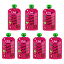 Lot Gourdes Fraise Rhubarbe Pomme + 4 Mois bio