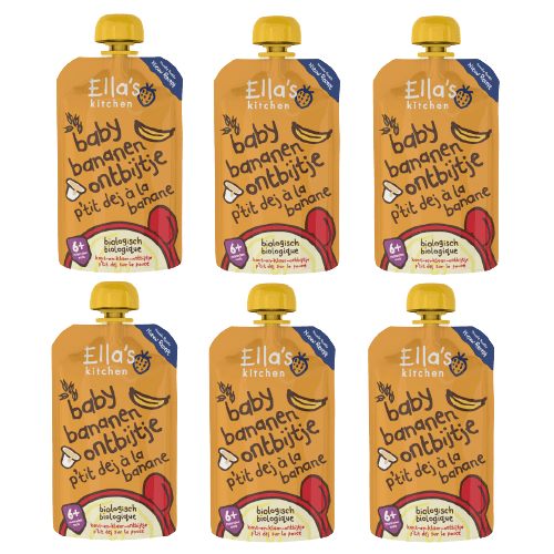 Pack Of Banana Breakfast Pouchs + 6 Months BIO