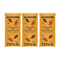 Pack Chocolat Noir 72% Speculoos BIO