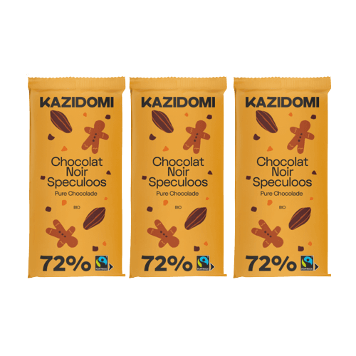 Pack Chocolat Noir 72% Speculoos BIO