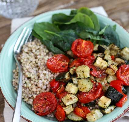 Salade estivale au sarrasin