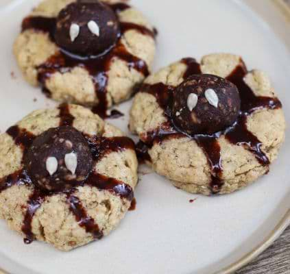 Cookies araignées d'Halloween avec les Kazi Balls