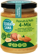 Purée de 4 fruits secs (cacahuète, amande, noisette, cajou) bio