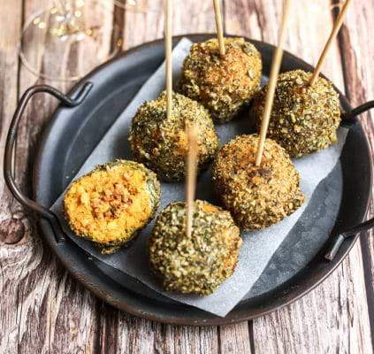 Arancini faux-mage & curcuma 