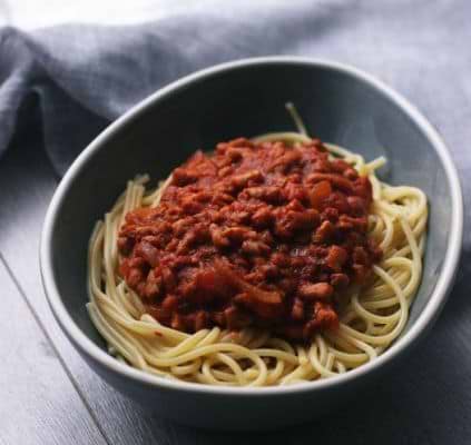 Bolognaise aux protéines de pois