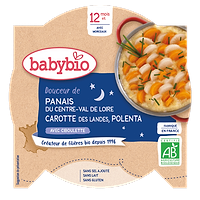 Assiette Panais Carotte & Polenta + 12 Mois BIO