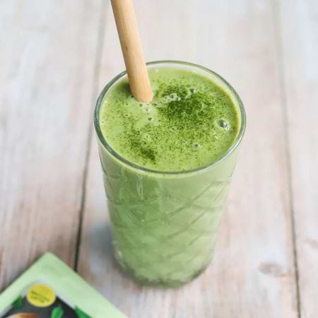 Smoothie matcha post- workout