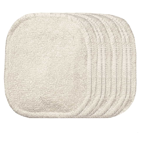 Washable Square Make-up Removers Bamboo