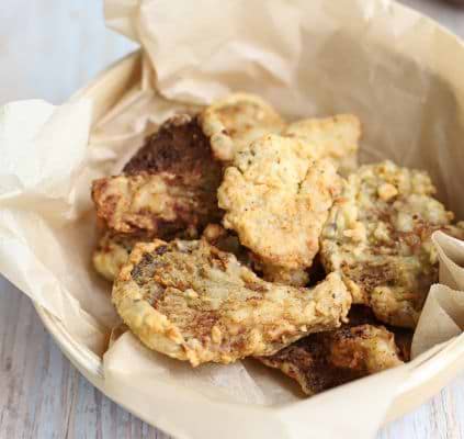 Wings vegan à base de pleurotes