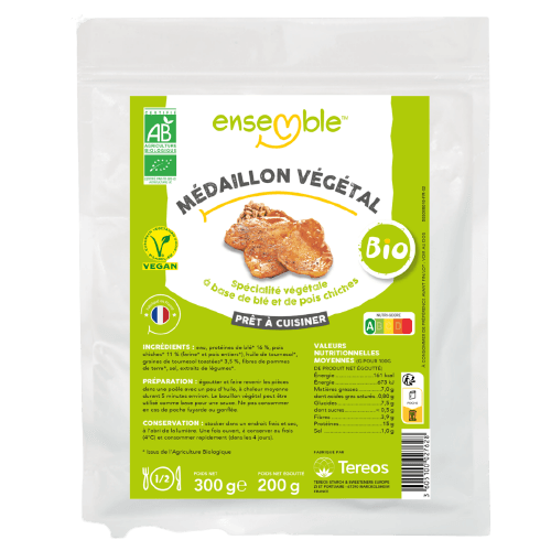 Médaillon Végétal Substitut Viande Bio DDM : 31/12/23