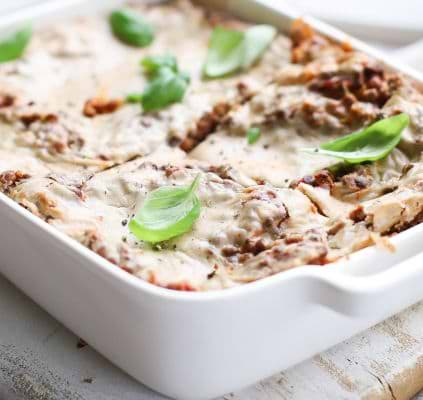 Lasagne vegan et sans gluten aux lentilles (version express !)