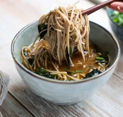 Nouilles froides de soba 