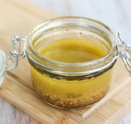 Vinaigrette "miel" et moutarde (vegan !)