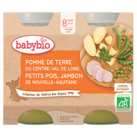 Pot Pomme De Terre Petit Pois Jambon + 8 Mois BIO