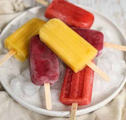 "Popsicles" au kéfir et kombucha