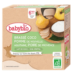 Brassé Végétal Coco Pomme Poire + 6 mois