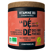 Vitamine D3 (400 Iu) Abrikozensmaak BIO