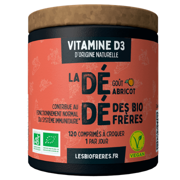 Vitamine D3 (400 Ui) Goût Abricot BIO