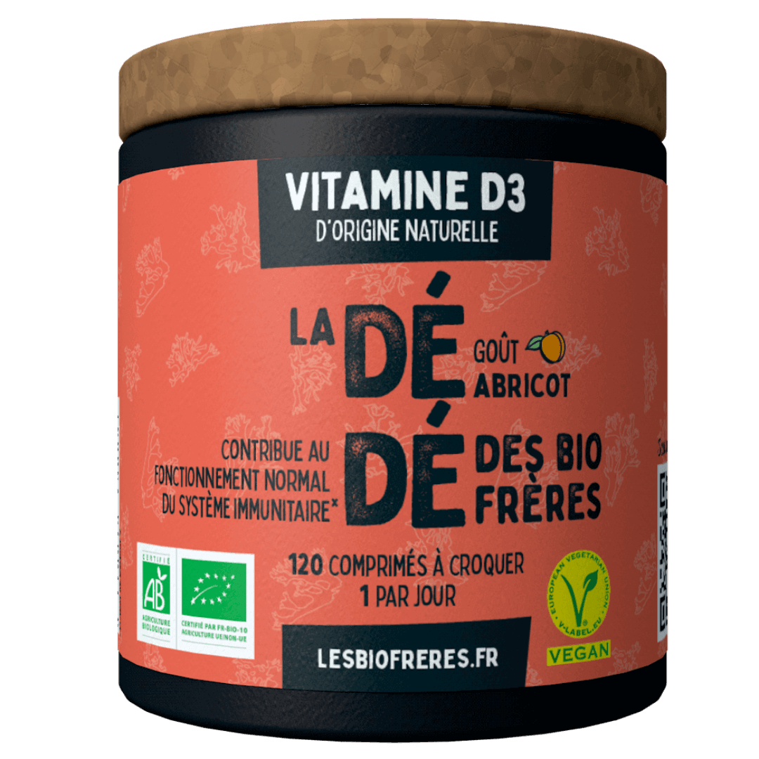 Vitamine D3 (400 IU) abrikozensmaak