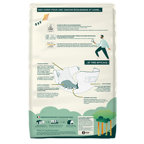 Eco Diapers T3 (4-9 kg)