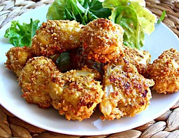 Bouchées de chou-fleur croustillantes