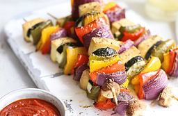 Brochettes pour barbecue veggie