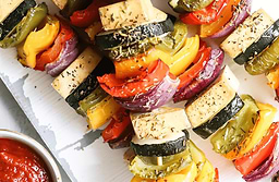 Brochettes pour barbecue veggie