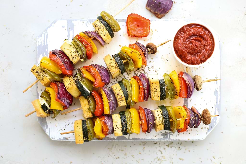 Brochettes pour barbecue veggie
