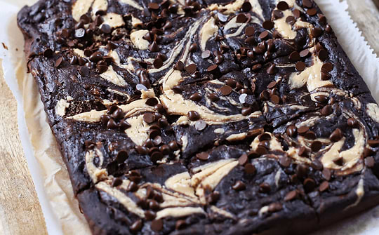 Brownie chocolat et beurre de cacahuèteimage