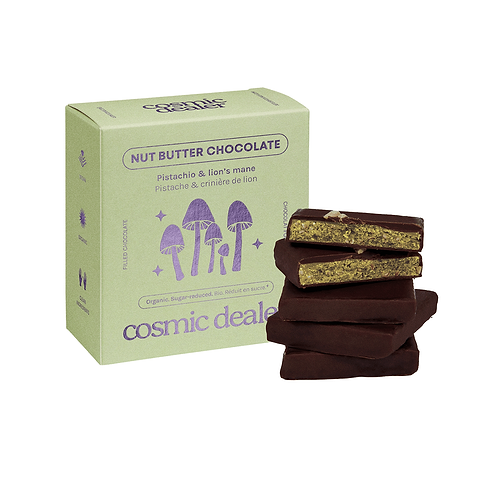 Pistachio & Lion's mane mushroom  - box of 4 chocolates