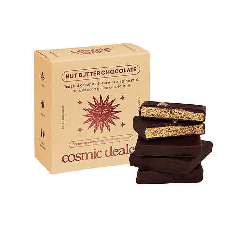 Toasted Coconut & Turmeric - box of 4 chocolates