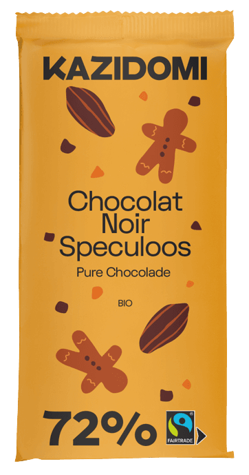 Pure Chocolade 72% Speculoos bio