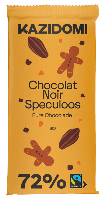 Chocolat Noir 72% Speculoos BIO