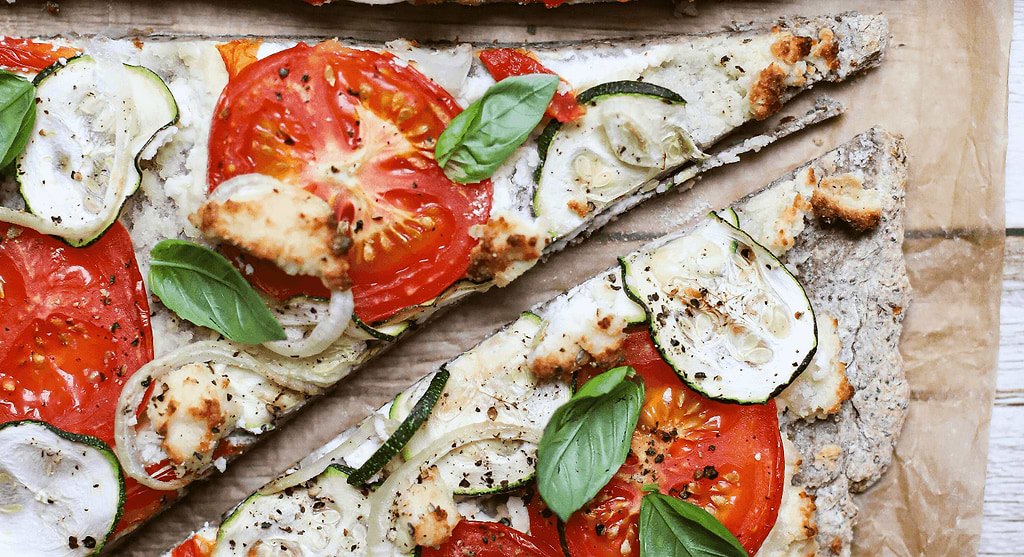 Pizza aux graines de chia 