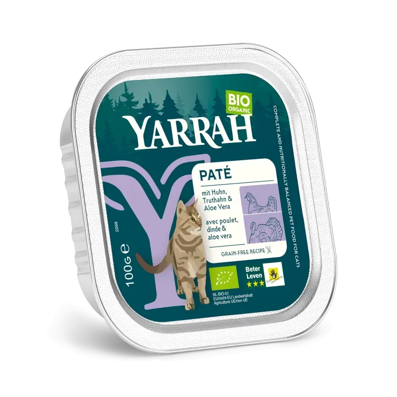 Graanvrij Kip & Kalkoen Kat Paté