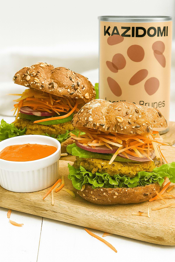 Le burger végétarien gourmand image
