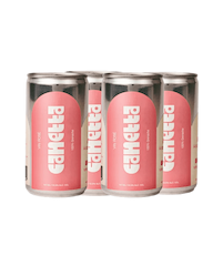 Vin rosé naturel en canette 