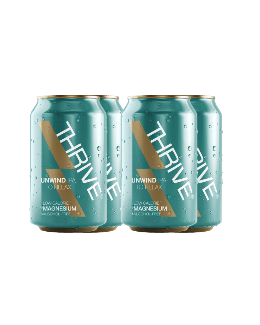 Alcohol-Free Unwind IPA Beer Pack with Magnesium