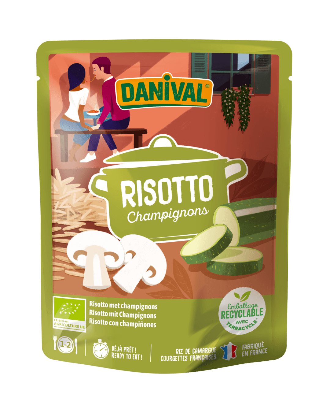 Creamy mushroom risotto