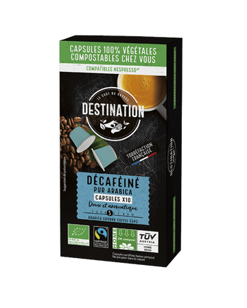 Café Décaféiné Capsule Compostable BIO